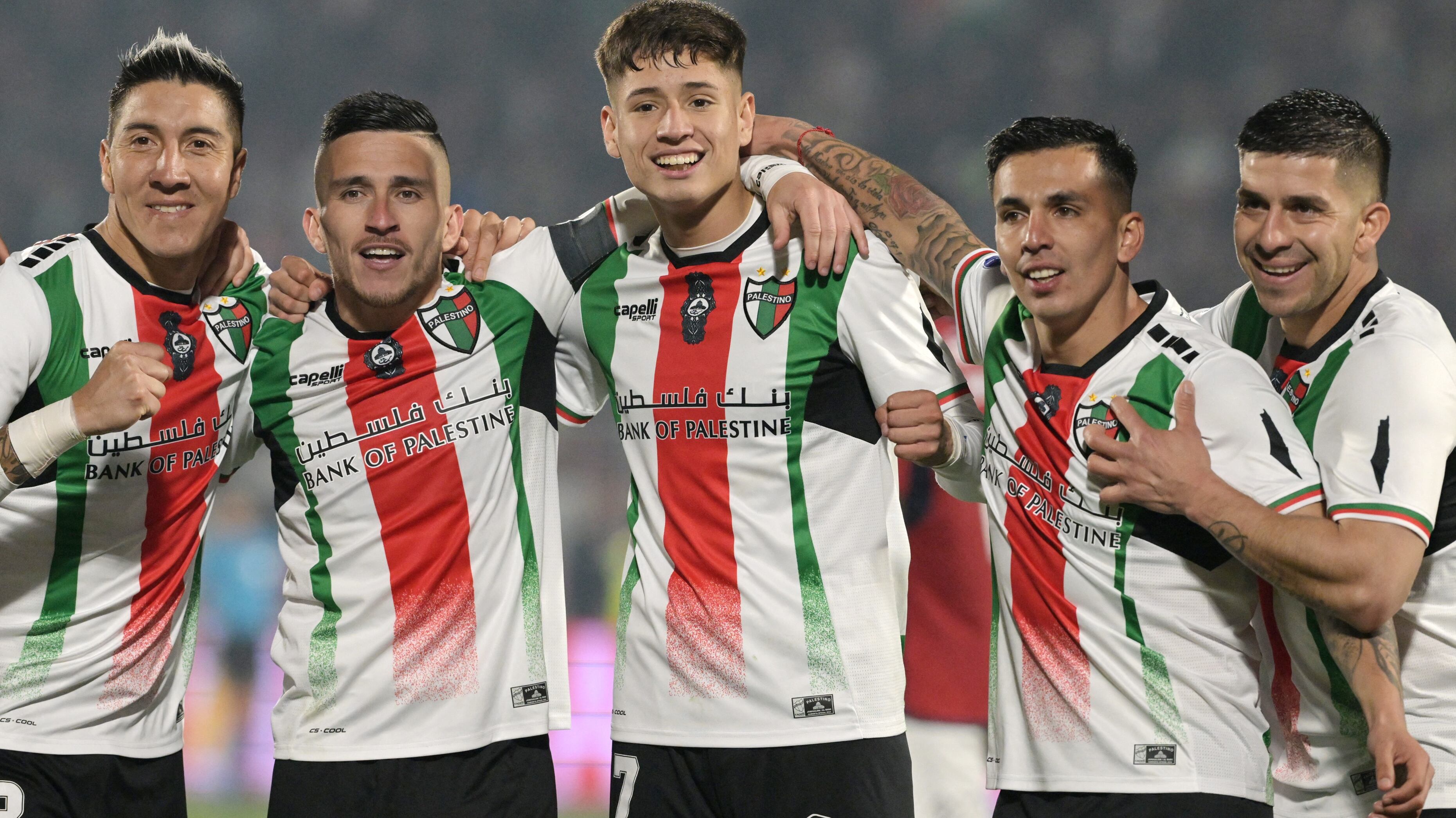 Palestino vs Independiente Medellín - partido de ida octavos de final - Copa Sudamericana.