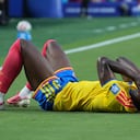 Dura lesión de Colombia ante Ghana.