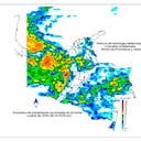 Mapa del clima para el lunes 24 y martes 25 de agosto en Colombia.