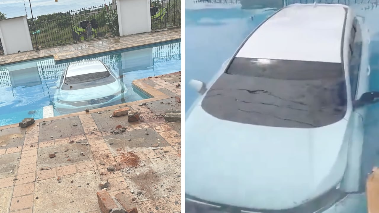 Reportan que una camioneta cayó a la piscina de un conjunto residencial en Valledupar