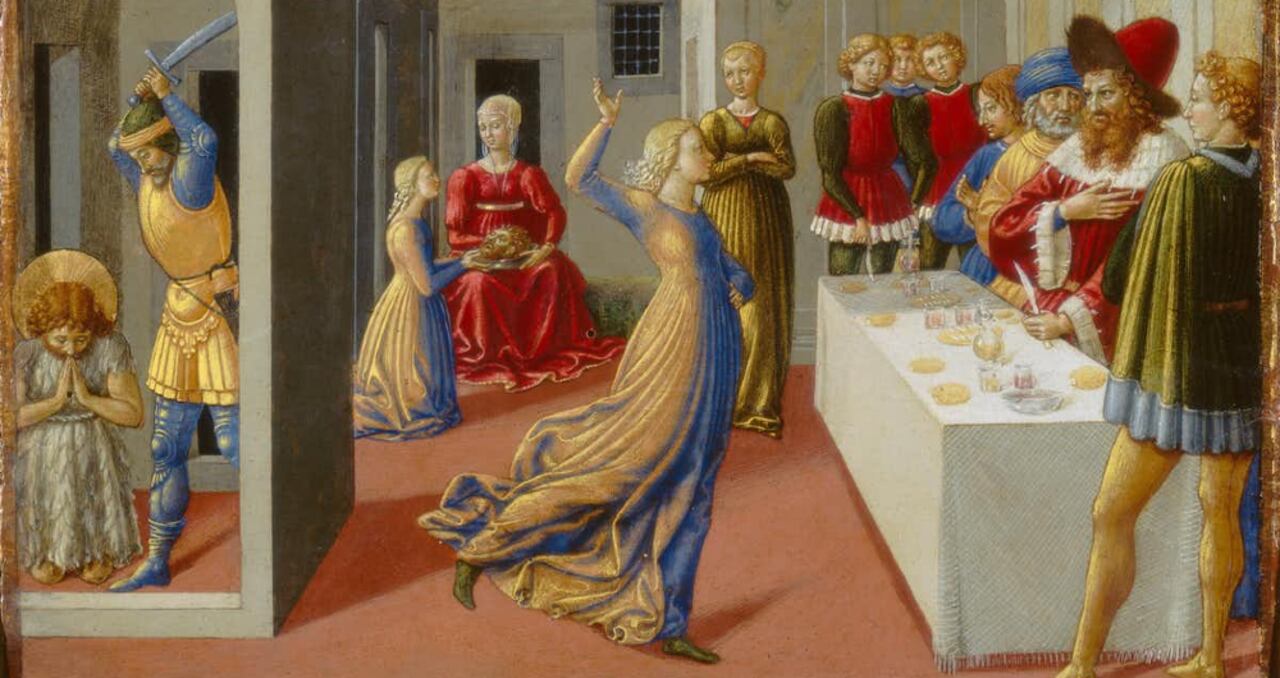 La danza de Salomé, de Benozzo Gozzoli (1461), National Gallery of Art, Washington