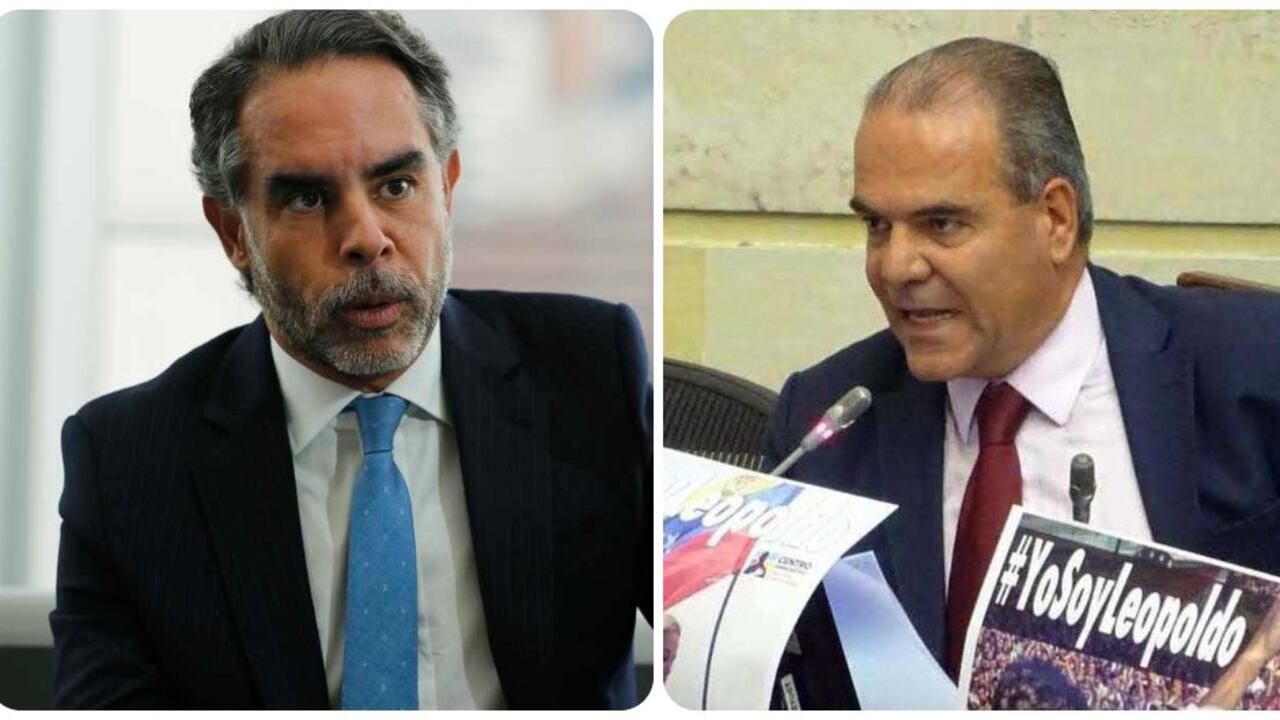 Armando Benedetti y Carlos Felipe Mejía.