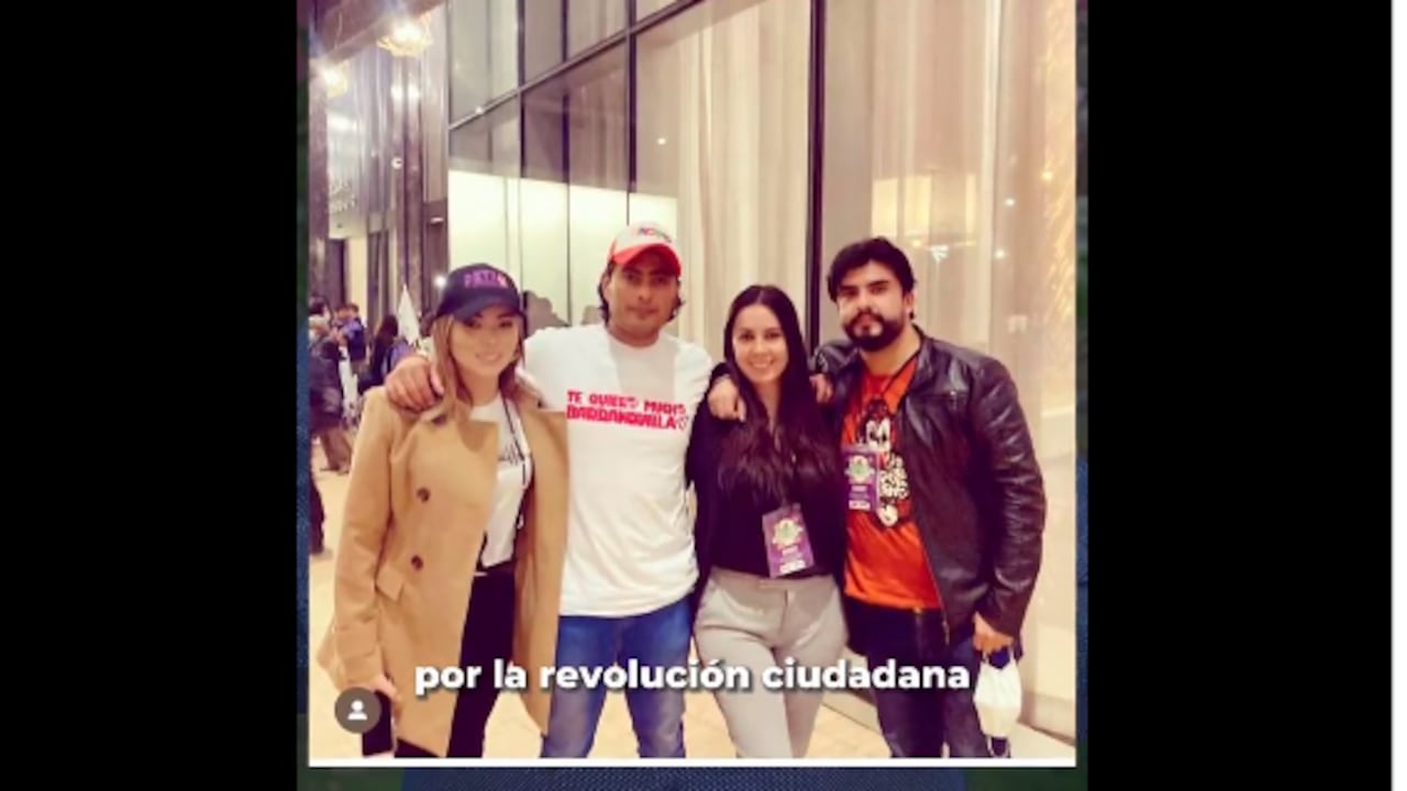 Raisa Vulgarín, candidata a la Asamblea de Ecuador, es novia del primo de Nicolás Petro, Camilo Burgos.