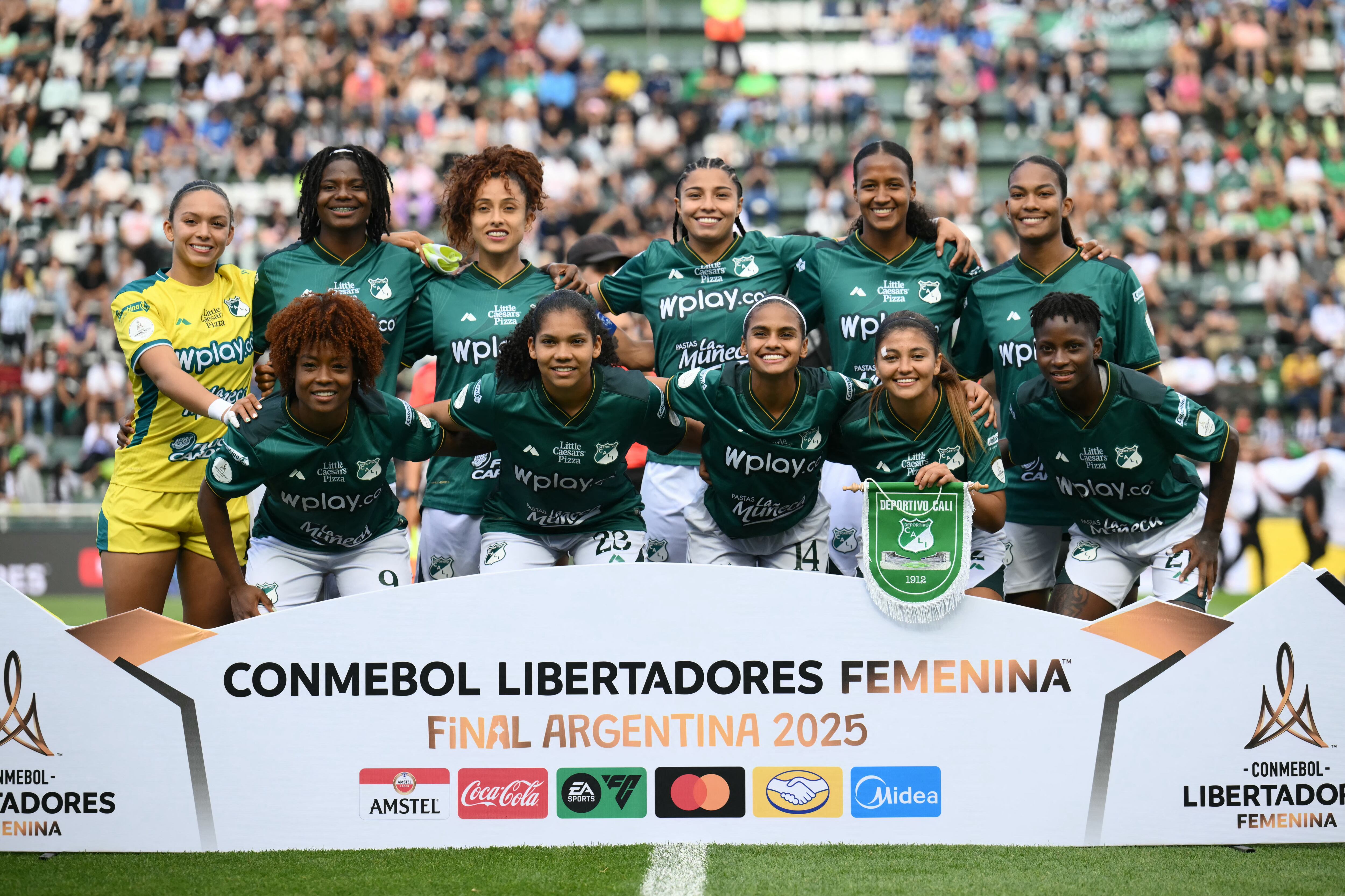 Plantel del Deportivo Cali en la Copa Libertadores Femenina 2025