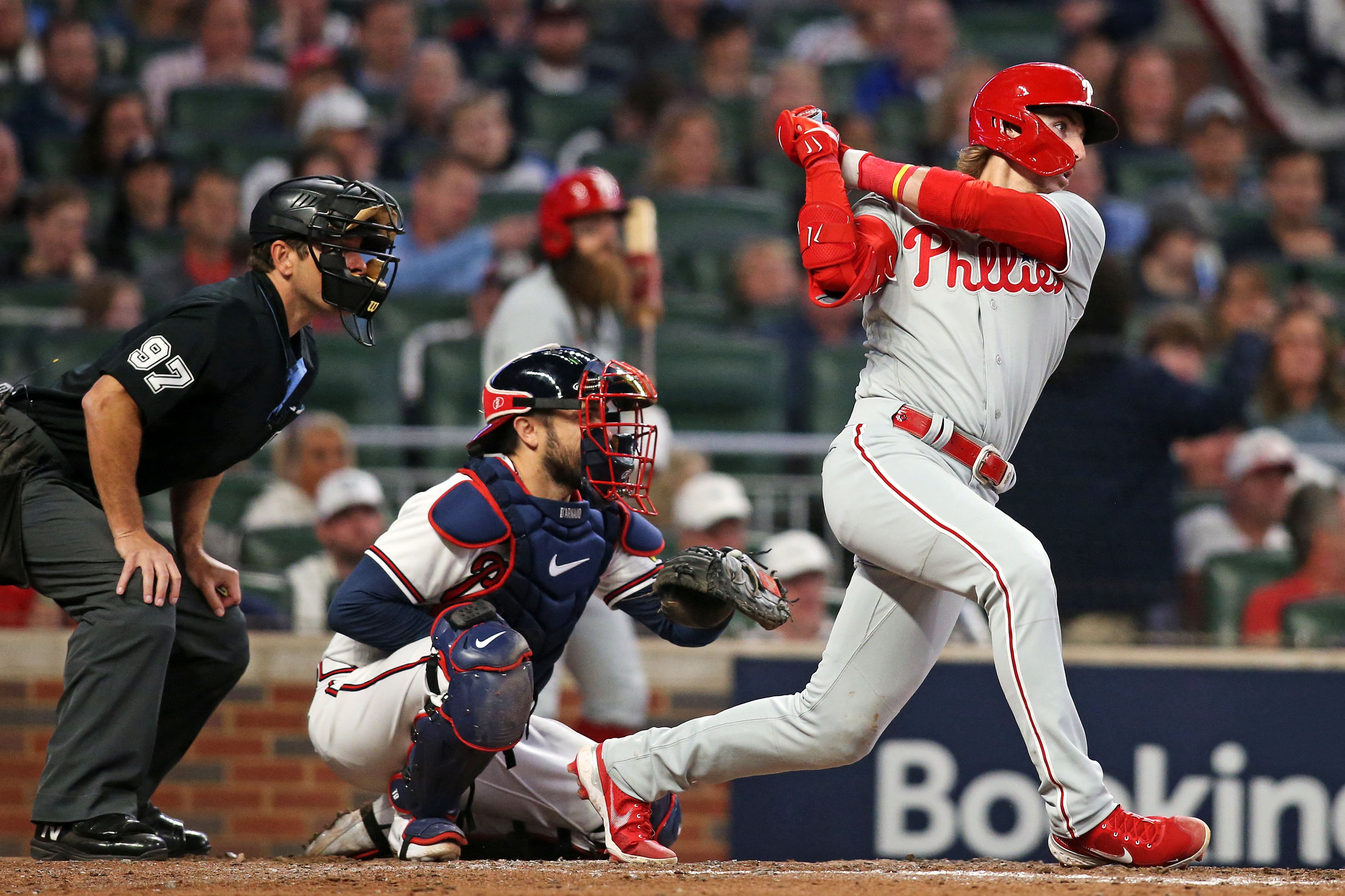 Bryson Stott fue una de las figuras de Phillies a pesar de la derrota.