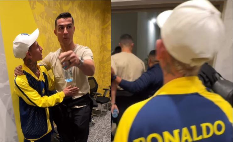 Cristiano no le autografió la prenda a La Liendra