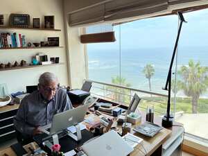 Vista desde el apartamento de Vargas Llosa en Lima, Per