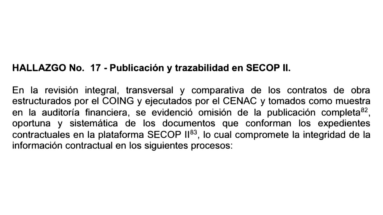 Desastre en obras