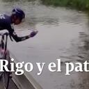 El curioso video en el que Rigo le habla a un pato para publicitar su carrera