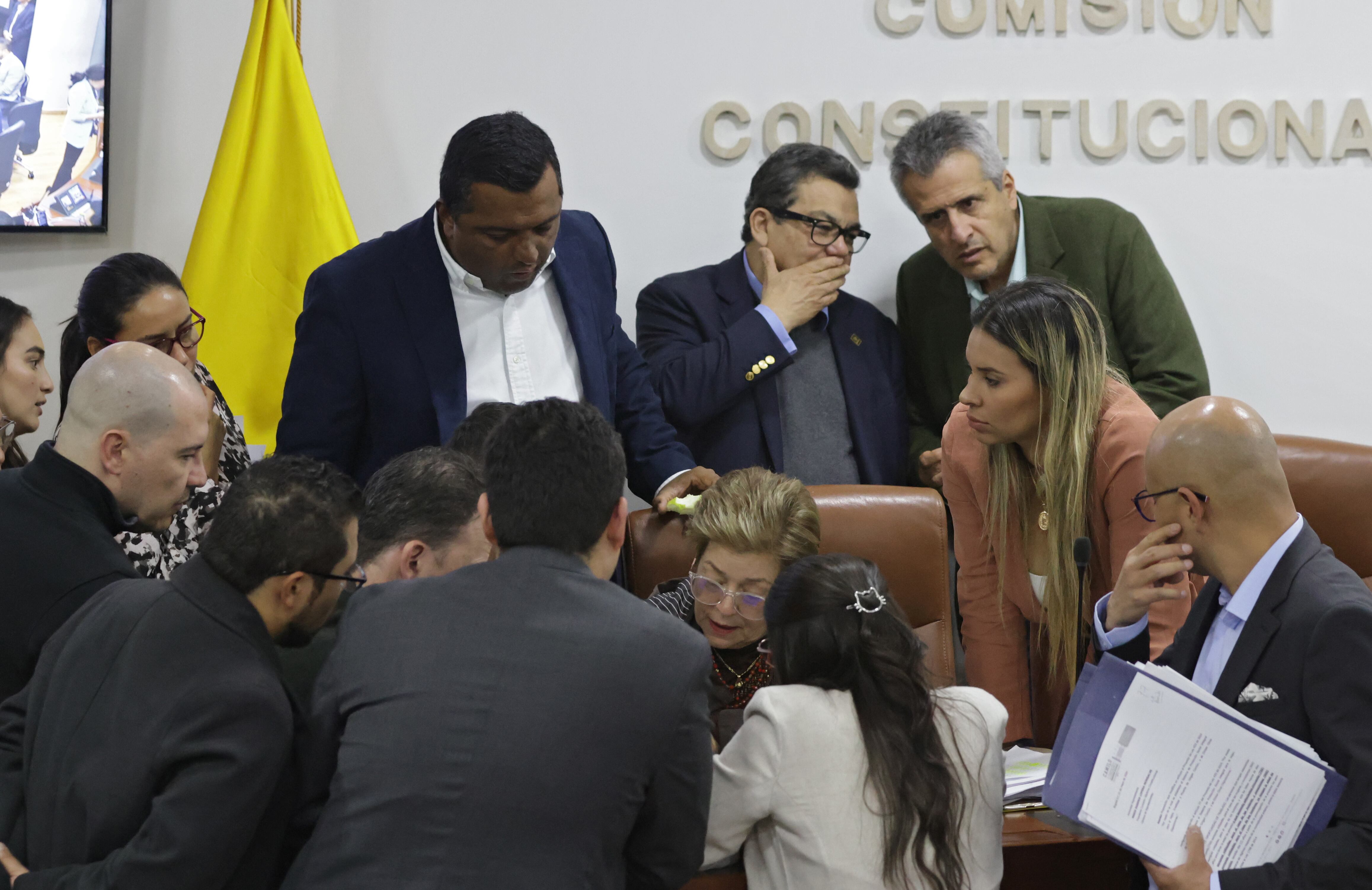 Comisión Séptima de la Cámara de Representantes inició el trámite en tercer debate del proyecto de reforma pensional del Gobierno de Gustavo Petro
Bogota mayo 23 del 2024
Foto Guillermo Torres Reina / Semana