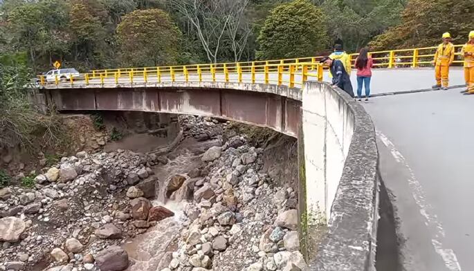 Puente Primero, en San Andrés, Santander.