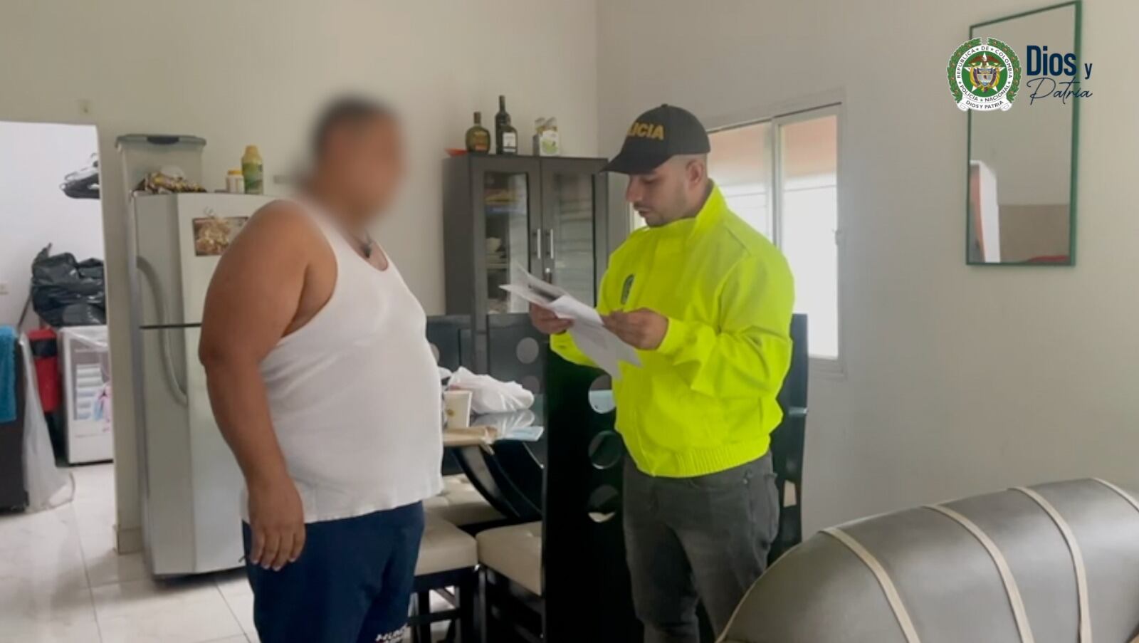 Uno de los cinco detenidos