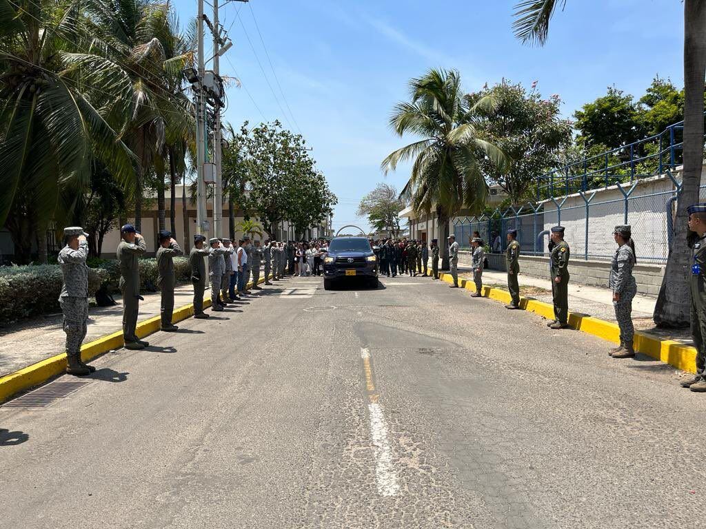 La honras fúnebres arribaron al municipio de Malambo.