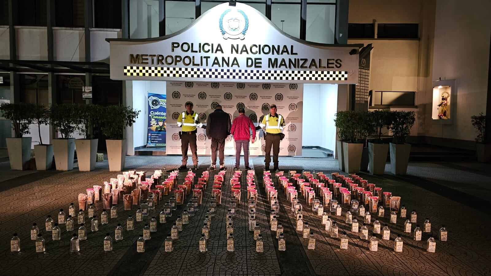 Investigan el origen y destino del licor incautado