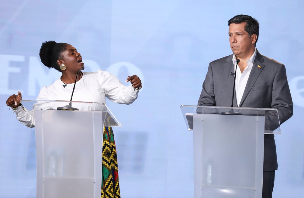Debate Candidatos Vicepresidencia Francia Márquez