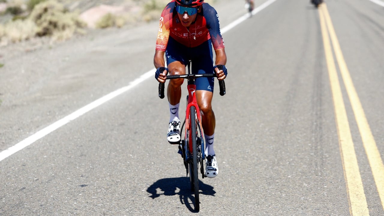 Egan Bernal abrió su calendario en 2023 con la Vuelta a San Juan.
