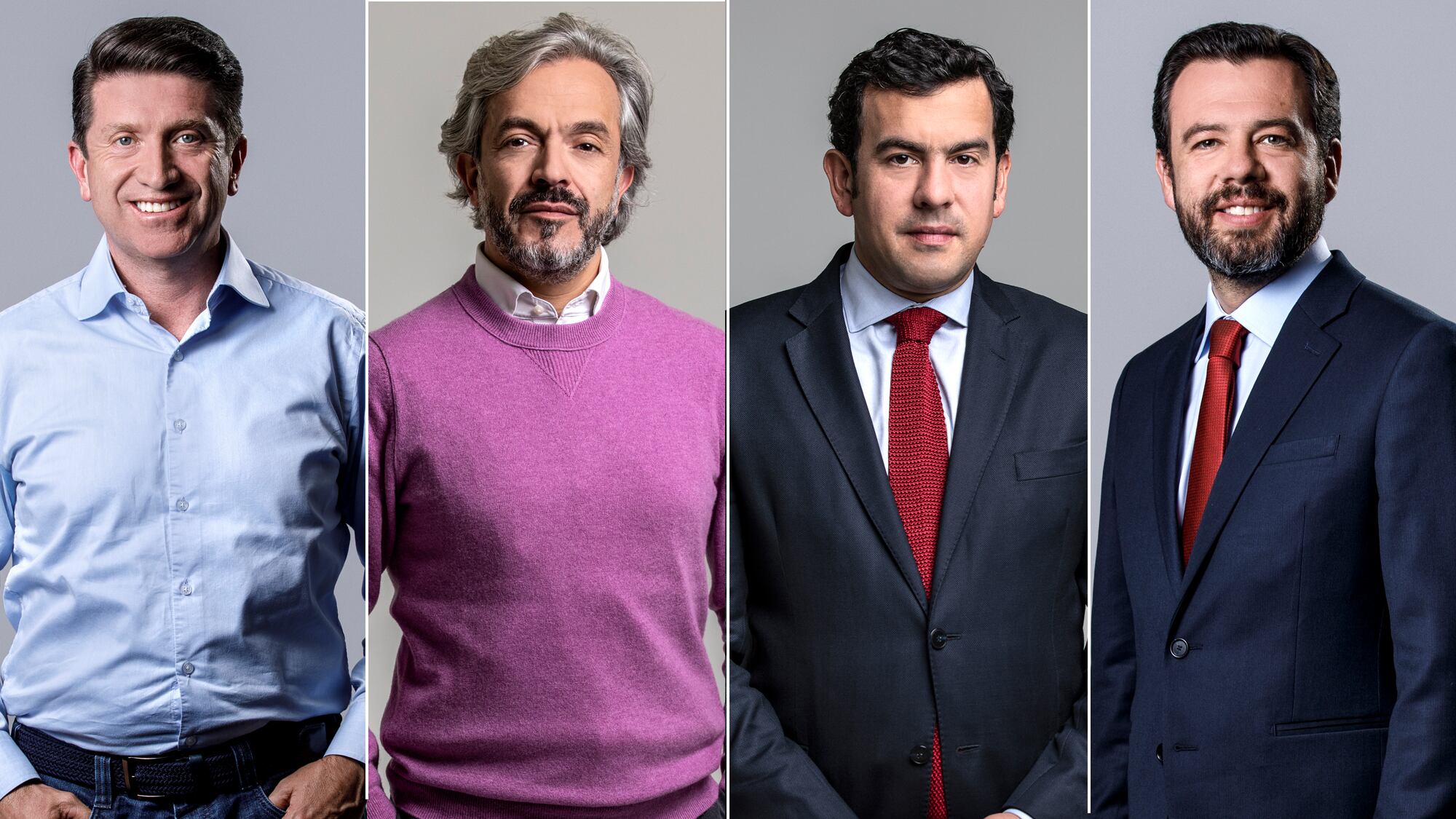 Diego Molano, Juan Daniel Oviedo, Rodrigo Lara, Carlos Fernando Galán