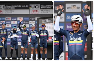 Equipo de Colombia en el Mundial de Ciclismo, última carrera de Nairo Quintana.