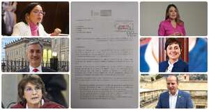 Los congresistas independientes que radicaron moción de censura contra el ministro Guillermo Alfonso Jaramillo.