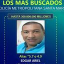 Este es alias 5.7, sindicado de más de 60 homicidios en el caribe