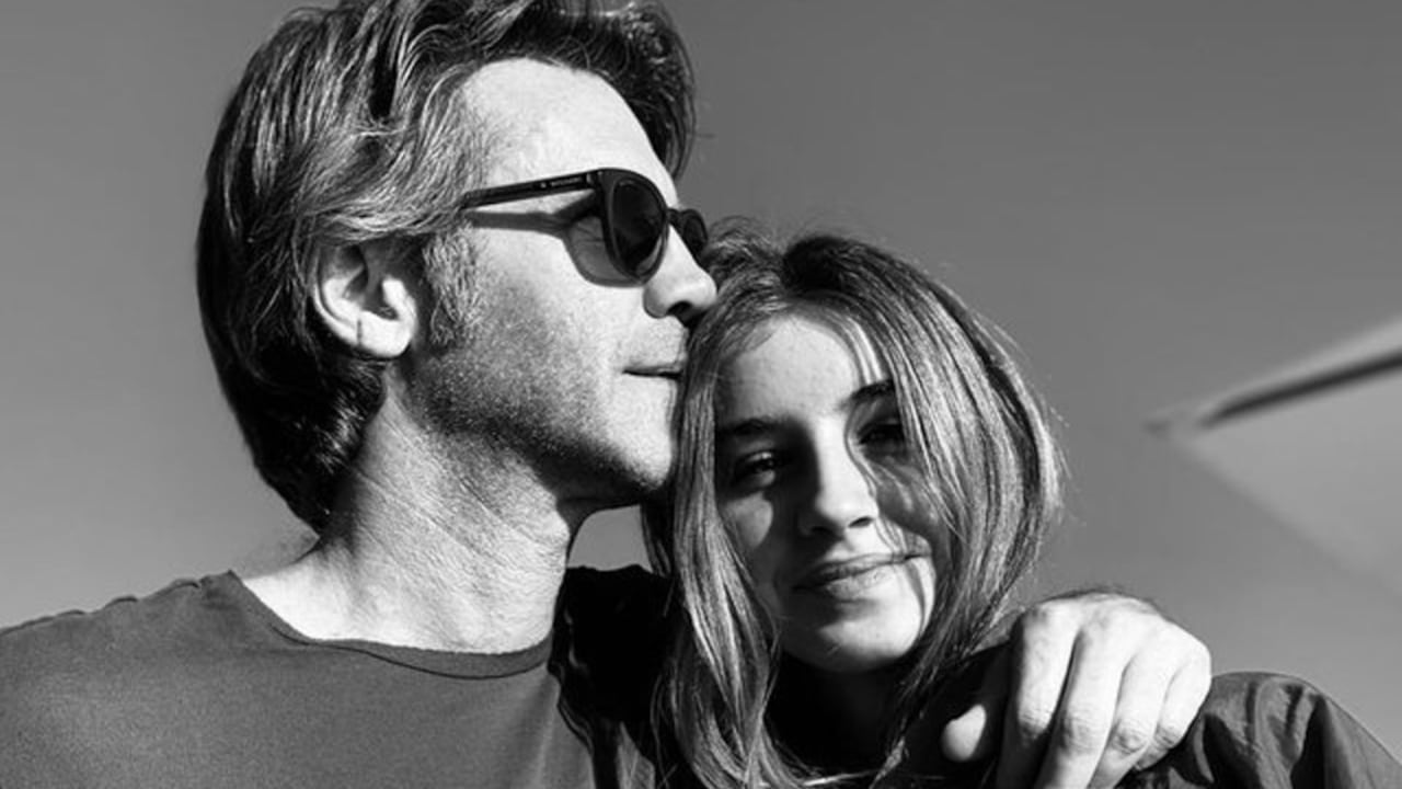 Manuel Filiberto de Saboya y su hija Victoria.