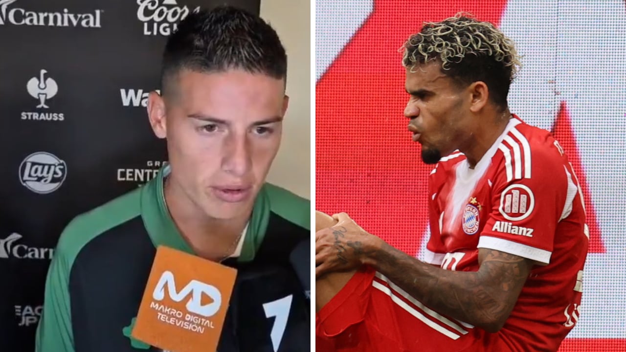 James Rodríguez rompió el silencio: esto dijo por la llegada de Luis Díaz a Bayern Múnich.