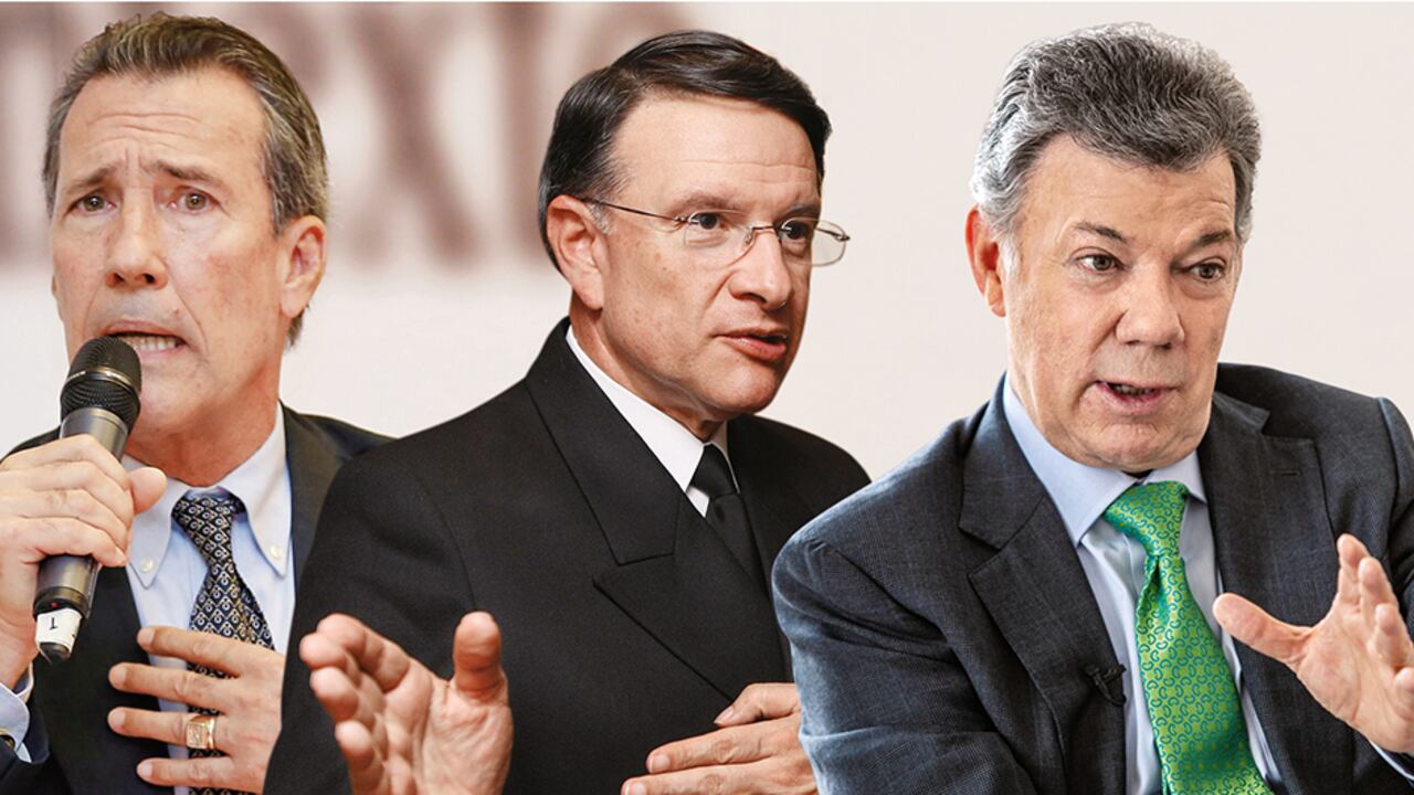 El almirante (r) Gabriel Arango Bacci pagó 18 meses de cárcel por un montaje. Ahora busca justicia. Almirante (r) Guillermo Barrera, excomandante de la Armada Nacional. Juan Manuel Santos era ministro de Defensa para el momento del montaje.