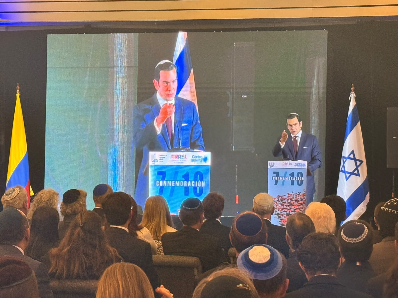 "El odio a Israel es la negación a su derecho a existir, es el espejo del antisemitismo", manifestó.