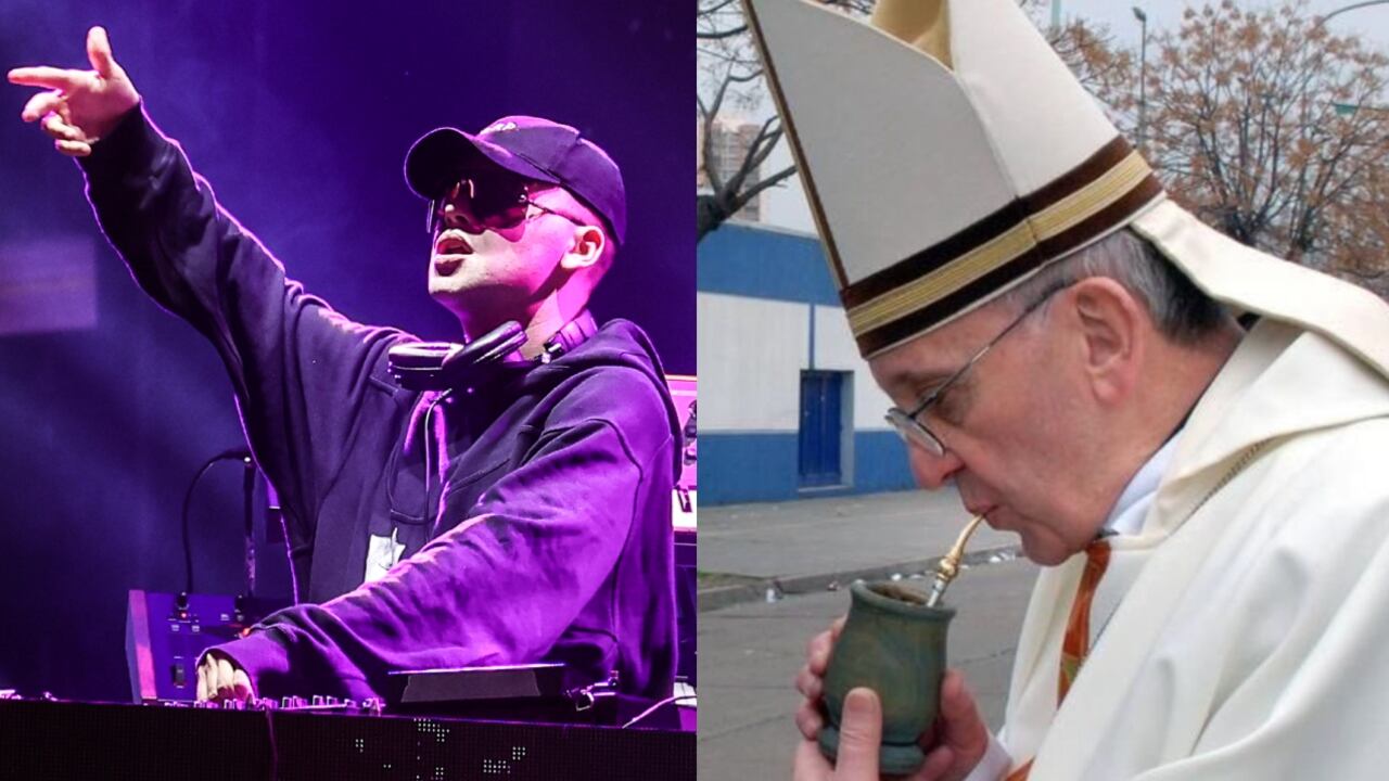 Bizarrap se despidió del papa Francisco.