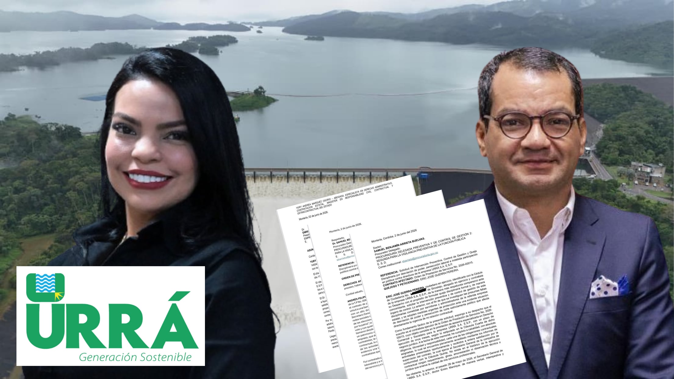 Exsecretario general de Urrá se destapa en SEMANA contra Angélica Verbel, viceministra de Defensa.