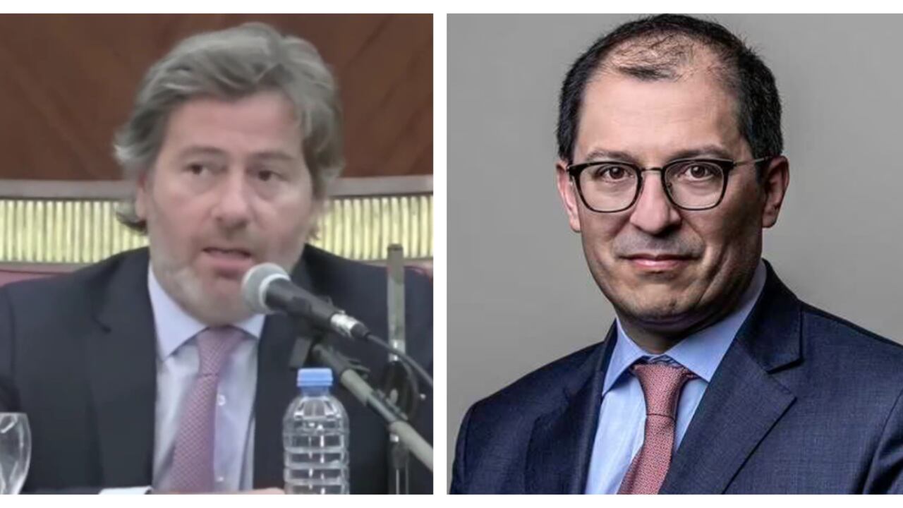 Fiscal de Buenos Aires, Juan Bautista Mahiques, y el fiscal Francisco Barbosa