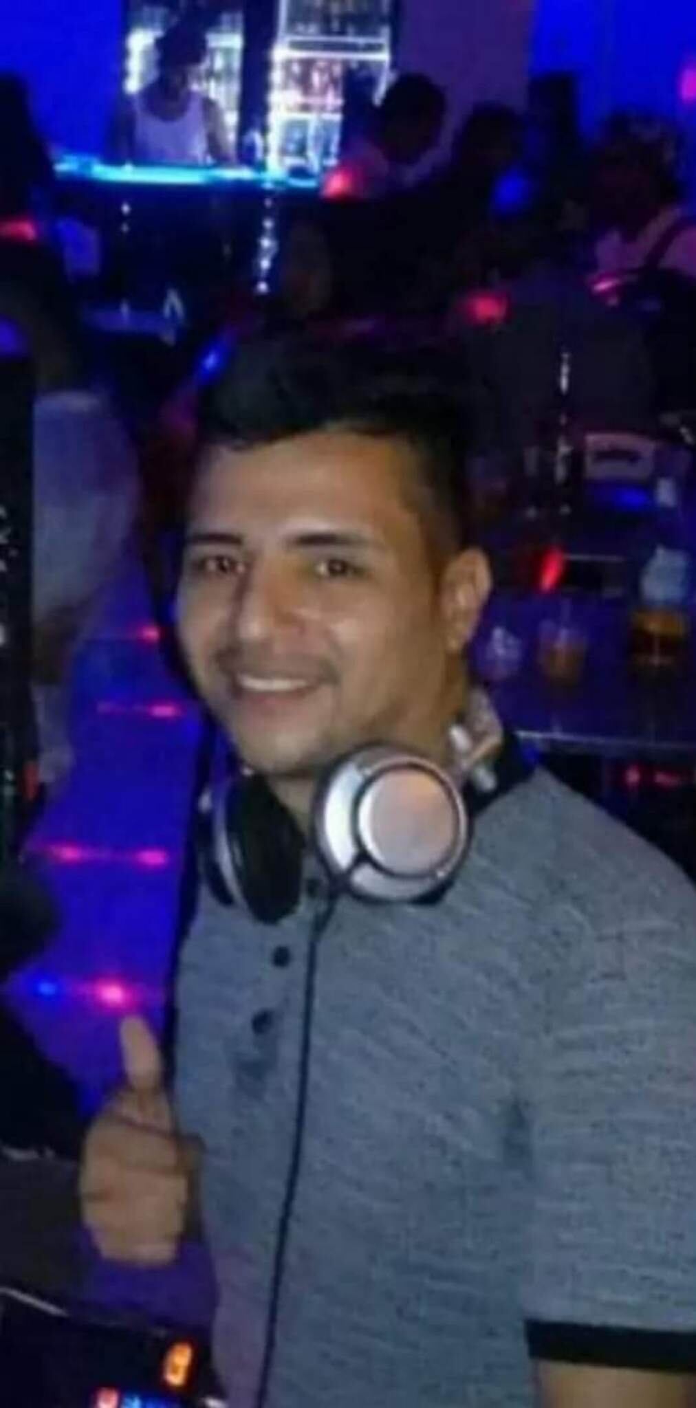 Este es Fabián Cañas, el Dj, que habría sido decapitado.