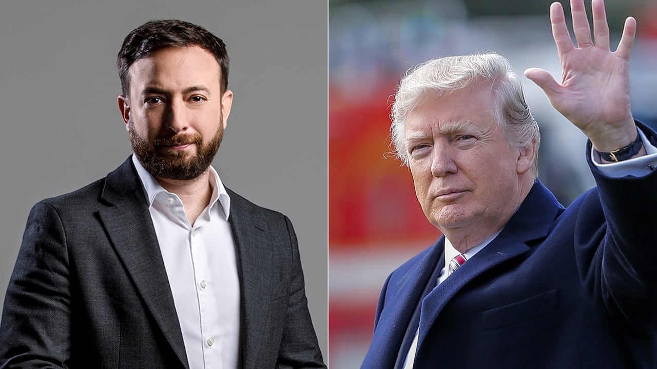 Agustín Laje y Donald Trump