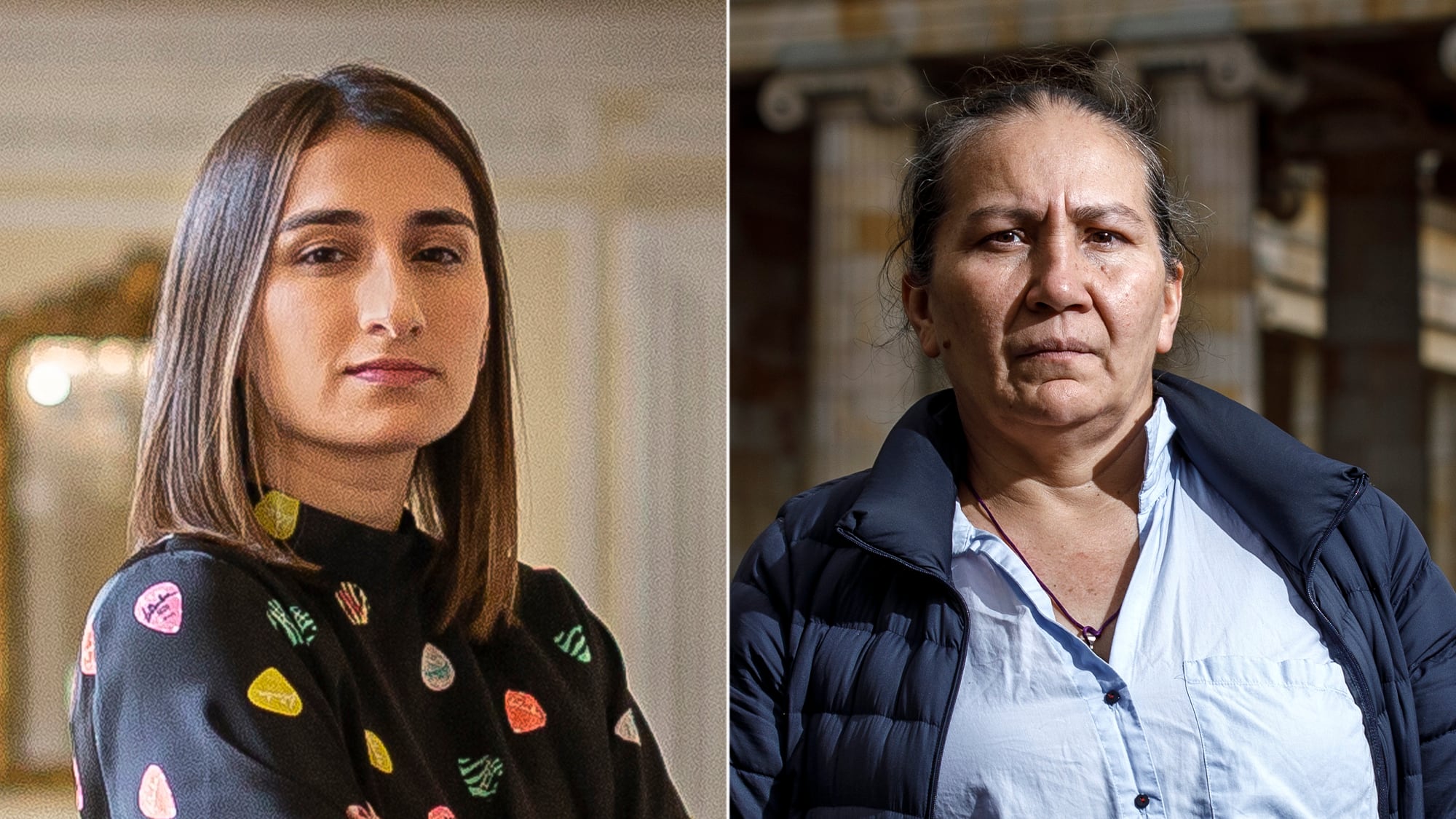 Laura Sarabia y marelbys Meza