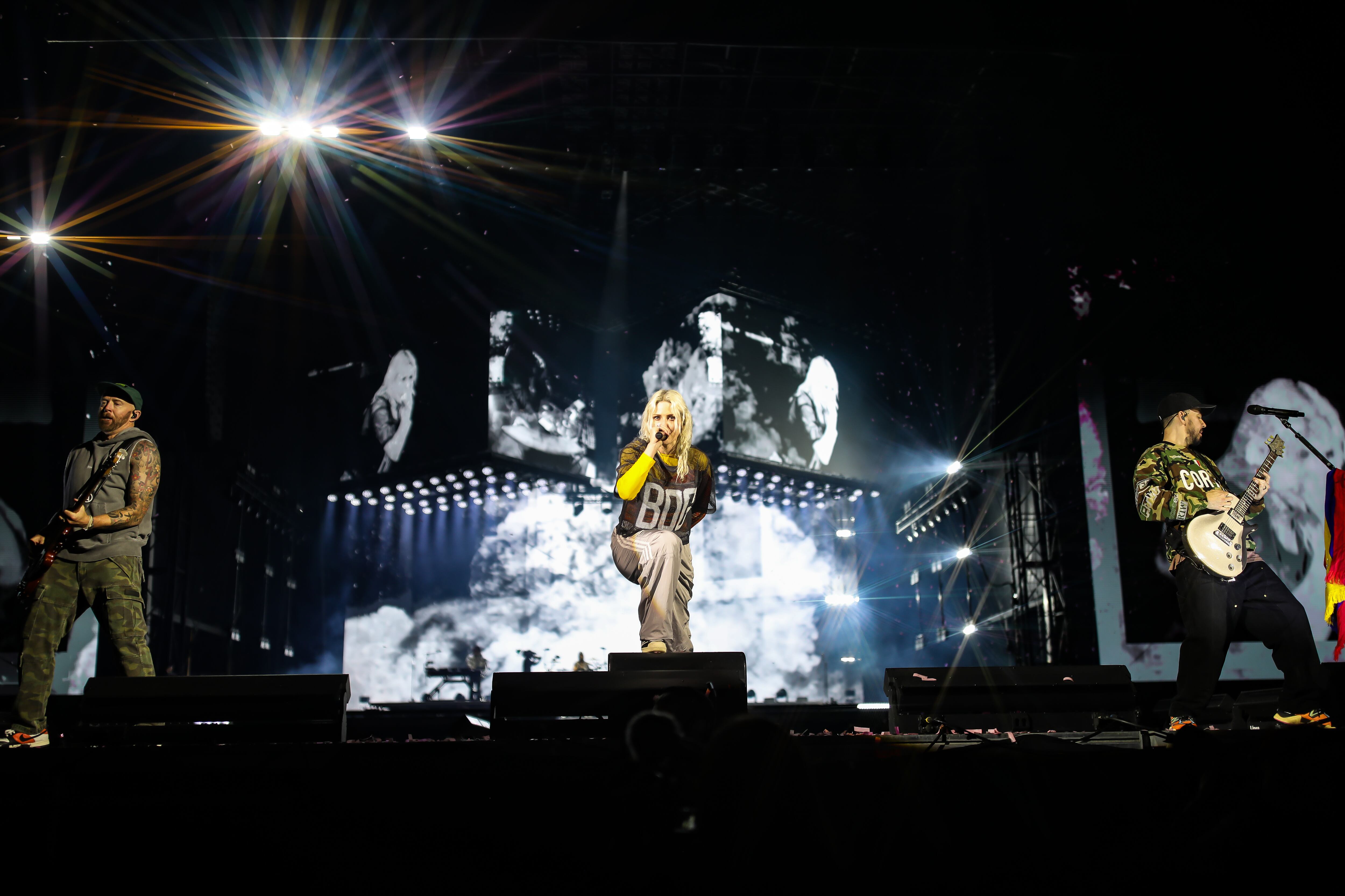 Linkin Park en el Vive Claro de Bogotá, el 25 de octubre de 2025.