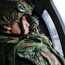 Miembros del Ejército Nacional en operación.