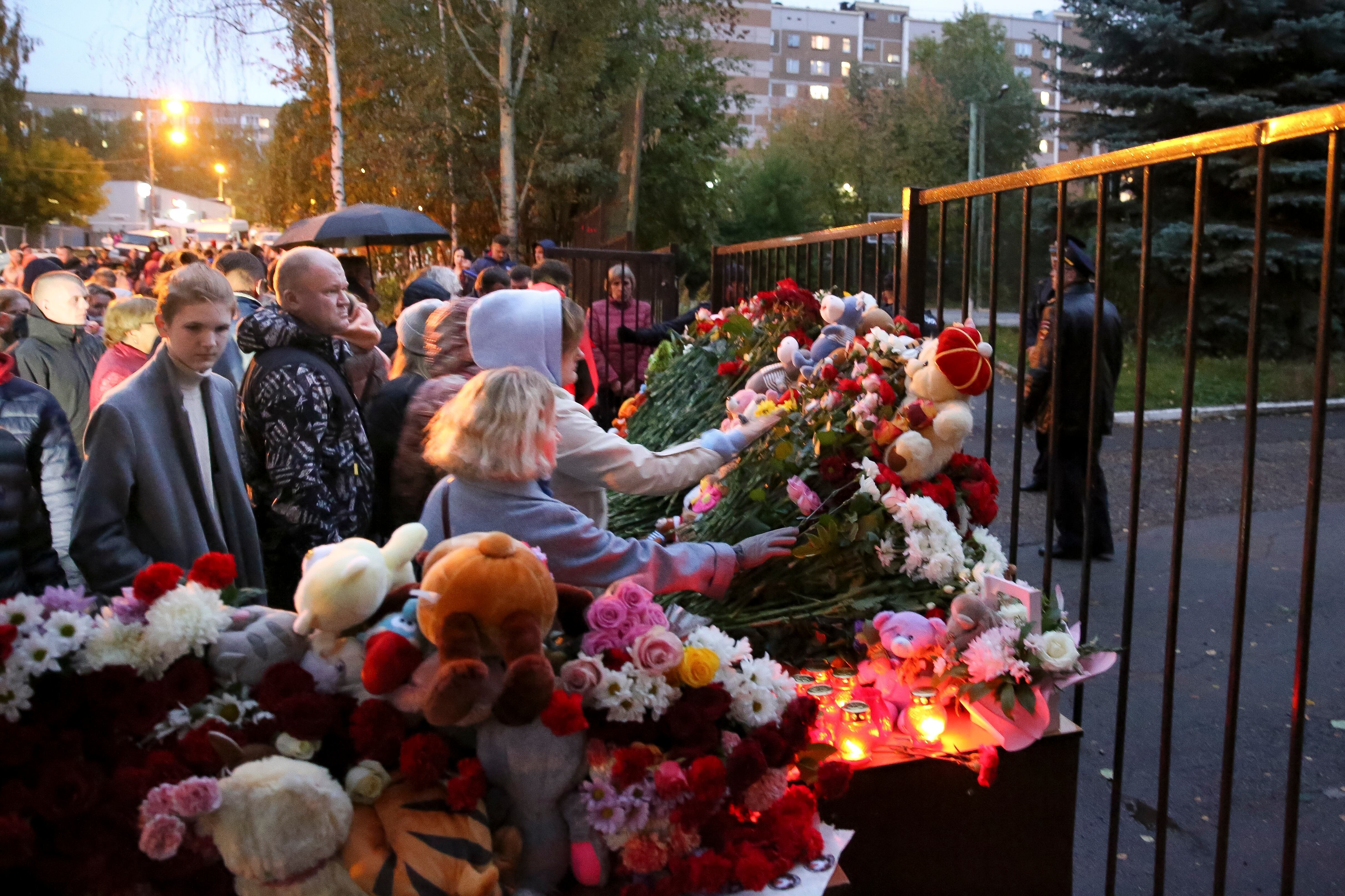 Escuela en la localidad rusa de Izhevsk, ubicada en la región de Udmurtia.