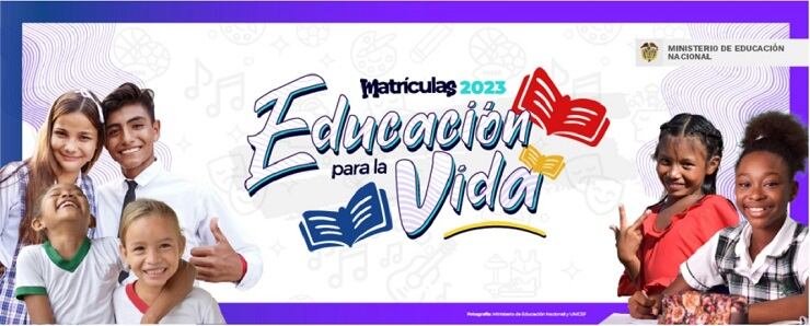 el Ministerio de Educación se diseñó un micrositio web en el que la comunidad educativa podrá acceder a información detallada acerca de cómo adelantar los procesos de matrícula en educación inicial, básica primaria, básica secundaria y media