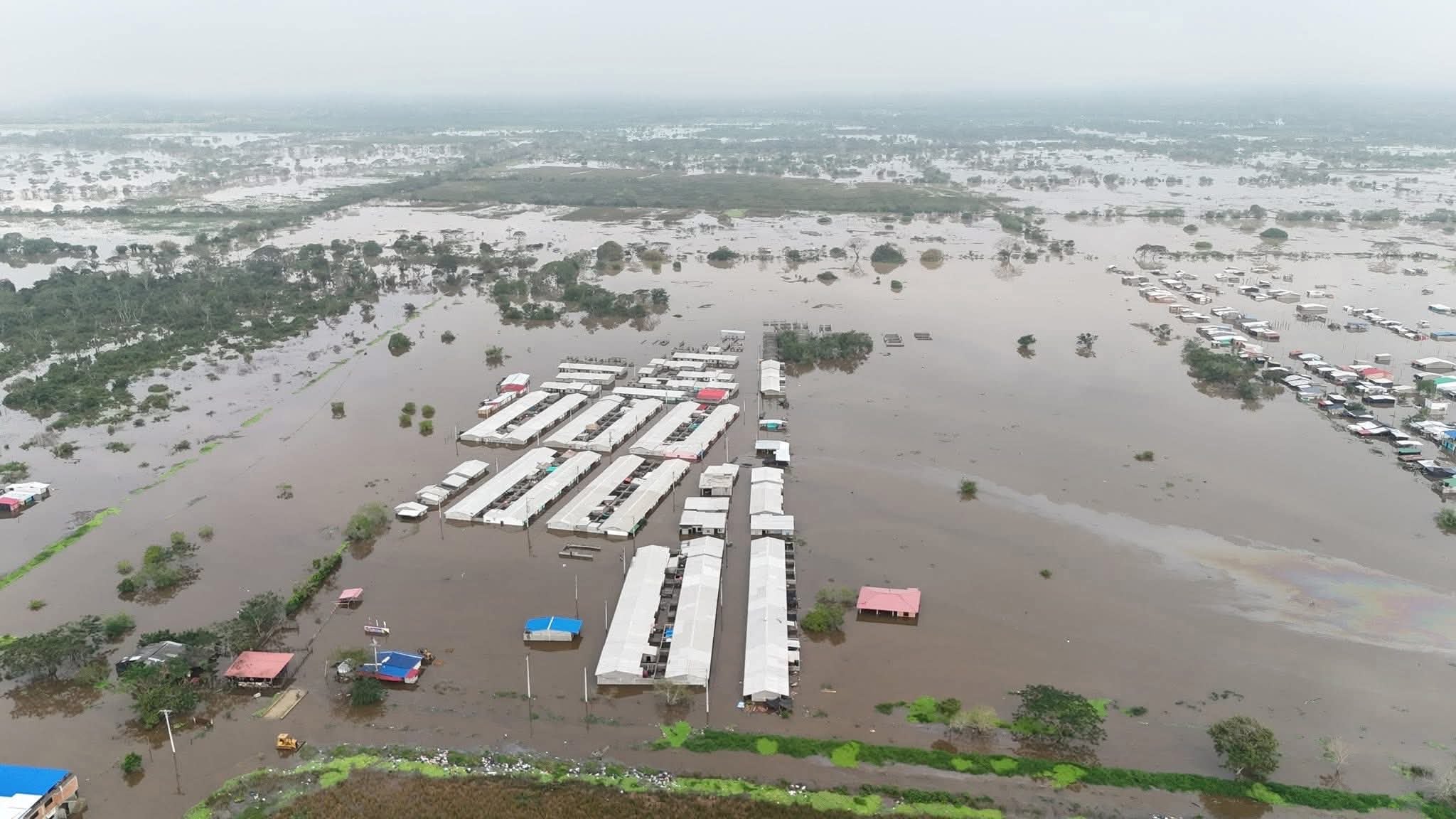 Villa Petro Montería inundado.