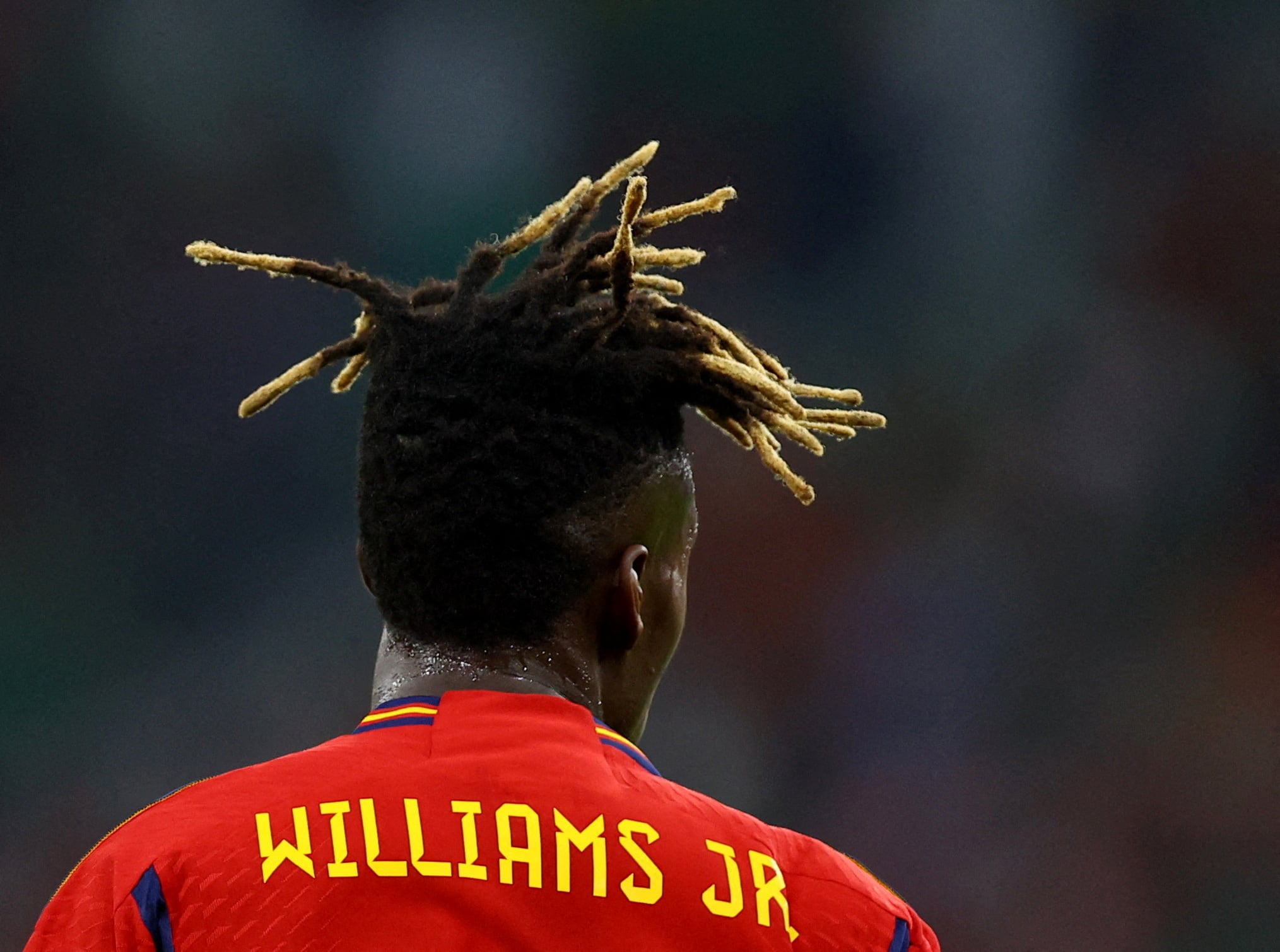 Soccer Football - FIFA World Cup Qatar 2022 - Group E - Spain v Costa Rica - Al Thumama Stadium, Doha, Qatar - November 23, 2022 Spain's Nico Williams REUTERS/Hannah Mckay     TPX IMAGES OF THE DAY