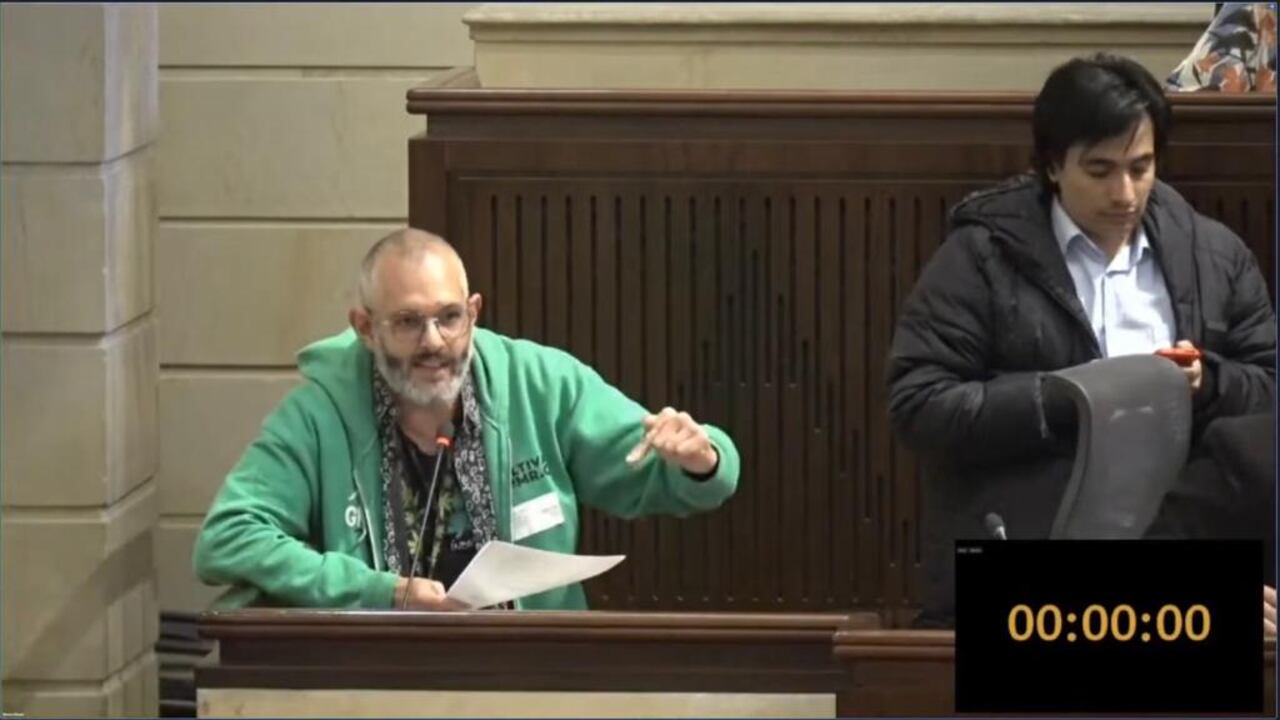 José Miguel Quintana fue uno de los invitados al Congreso donde se escucharon argumentos, a favor y en contra, de la regulación del cannabis de uso adulto.