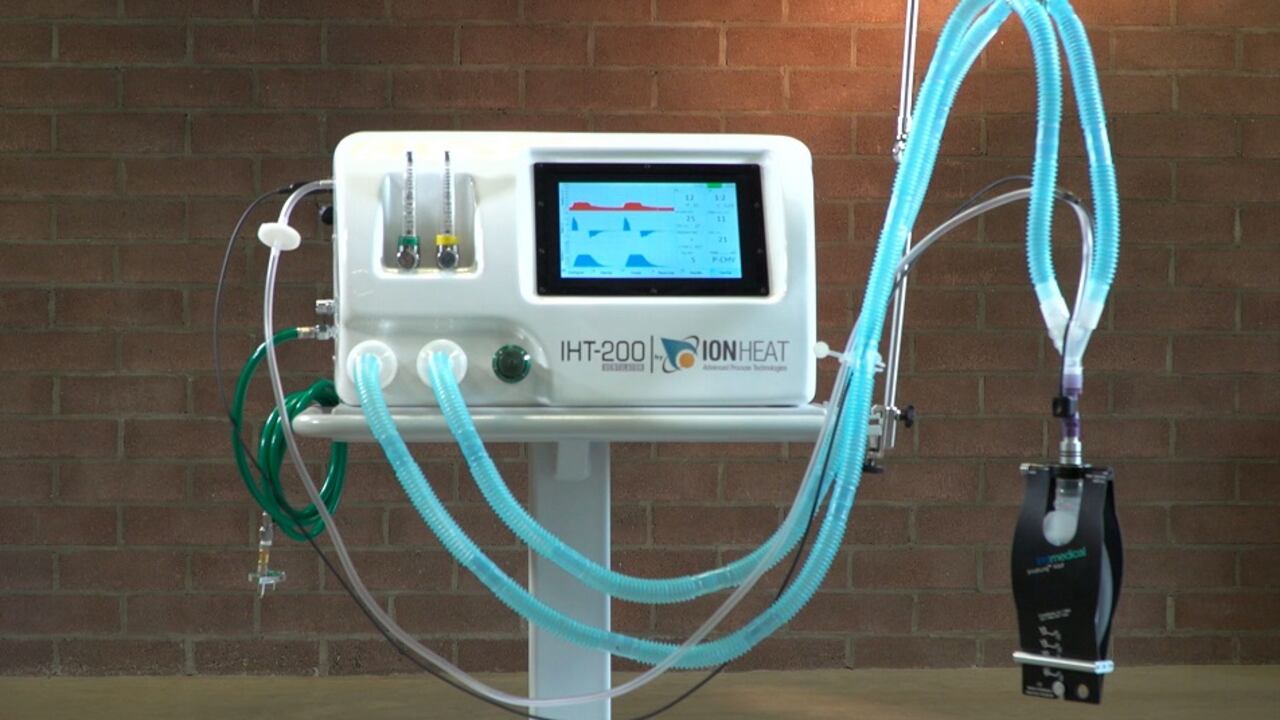 Ventilador mecánico desarrollado por empresa Ion Heat.