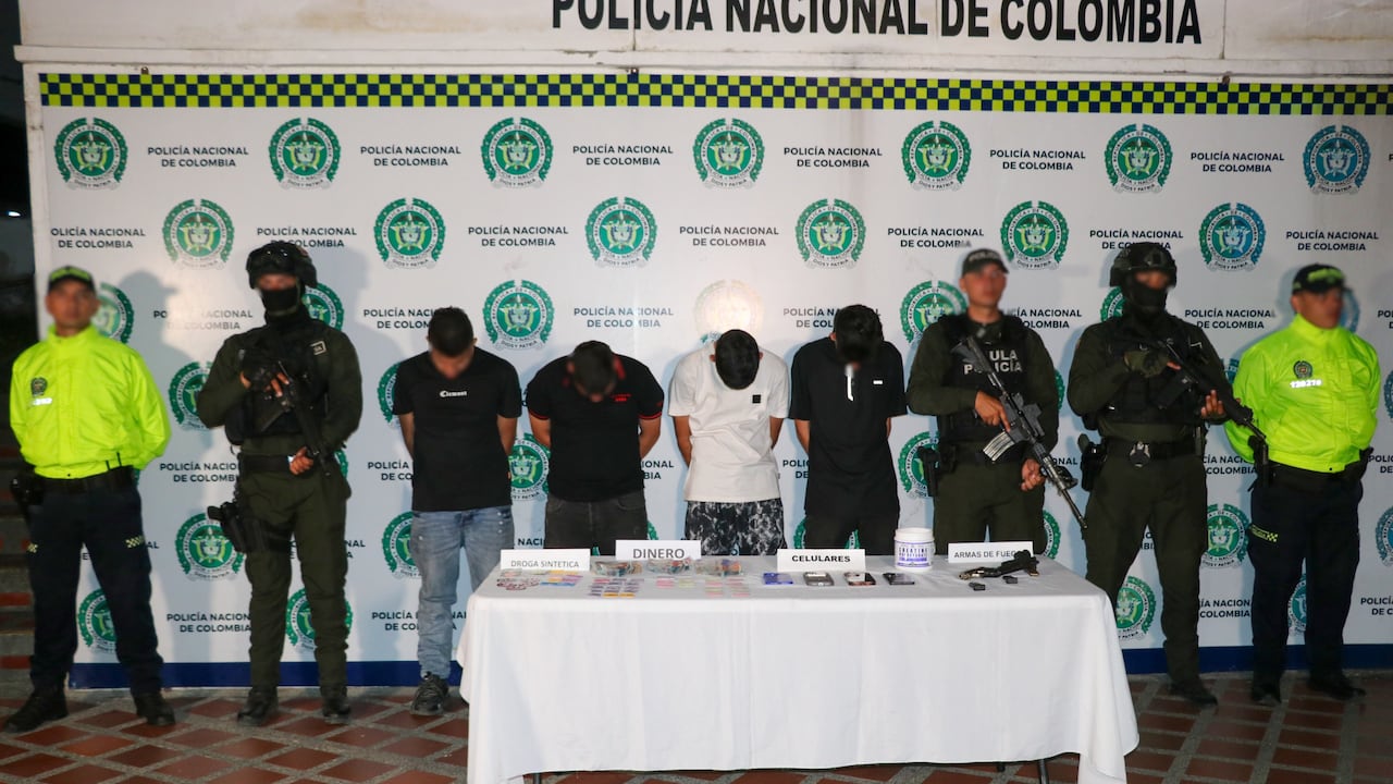 Capturados en una 'narcofiesta'.