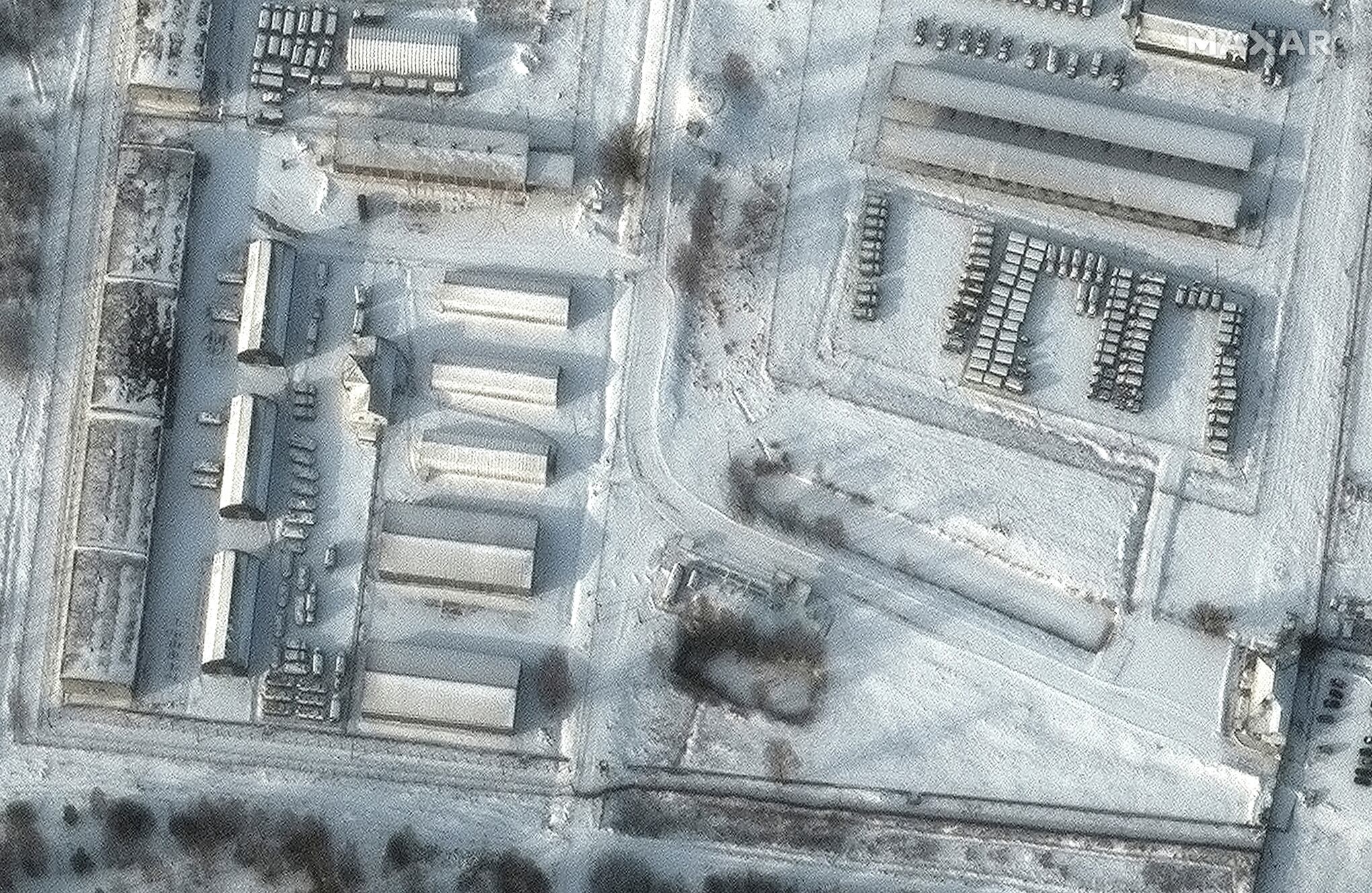 En imágenes : fuerzas rusas cerca de Ucrania