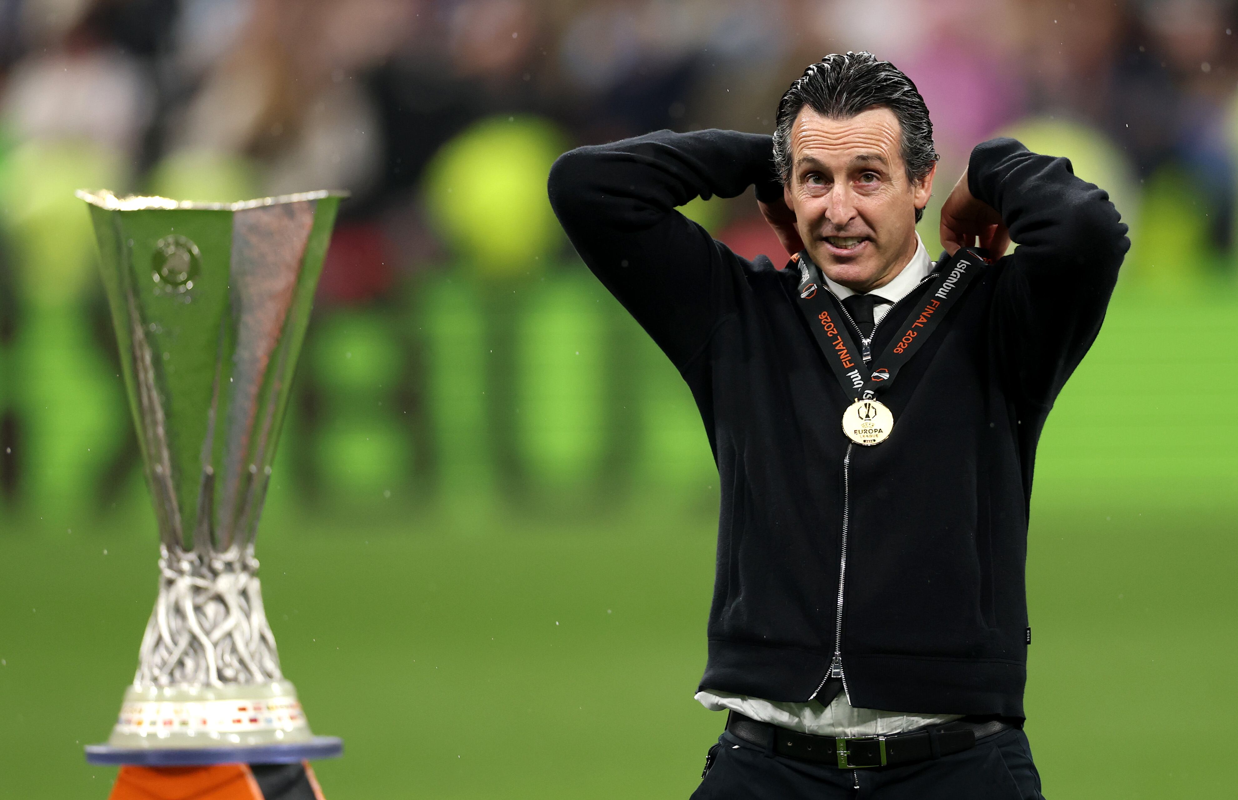 Unai Emery, campeón de la Europa League 2025-2026.