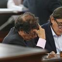 Senadores Gustavo Petro y Gustavo Bolívar.