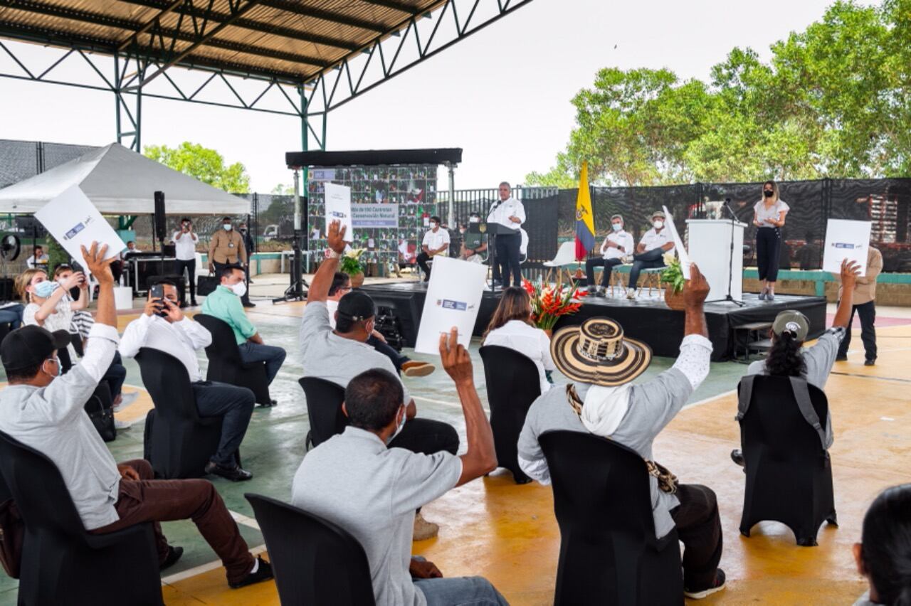 El presidente Iván Duque en Tierralta (Córdoba)