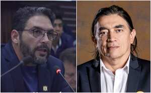 Agmeth Scaf y Gustavo Bolívar.