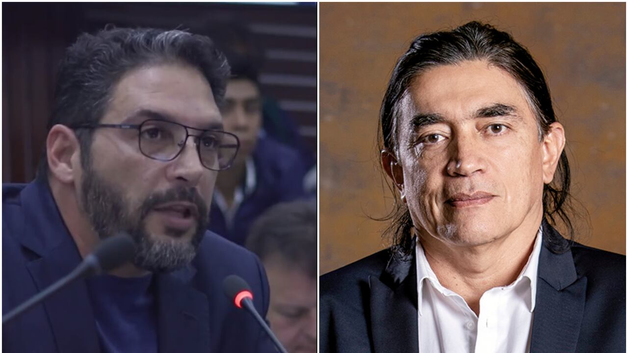 Agmeth Scaf y Gustavo Bolívar.