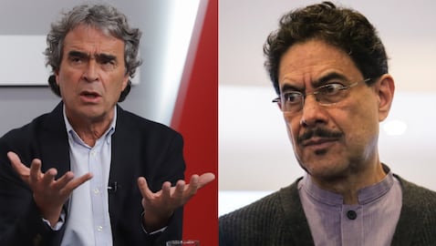 De izquierda a derecha: Sergio Fajardo e Iván Cepeda.